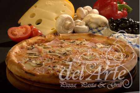 livrare pizza prosciutto funghi